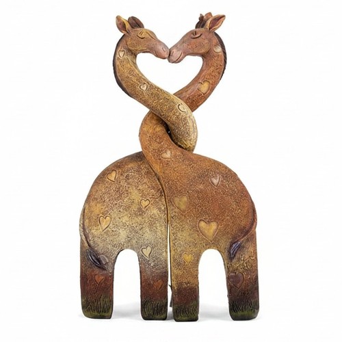 Giraffe family resin ornament - family,