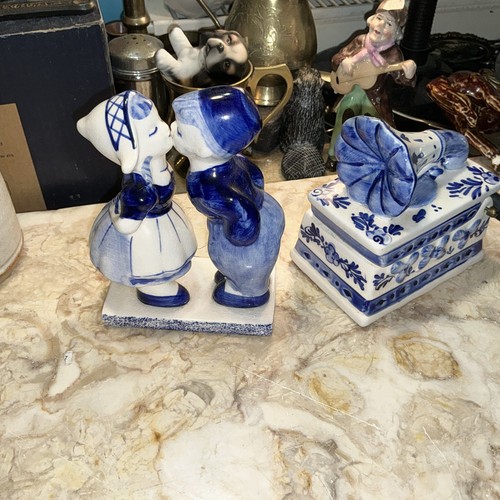 Vintage blue white - vintage,