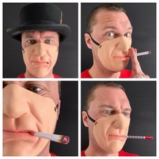 Funny Half Face Cigarette