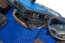Truck eco leather floor mats - leather,