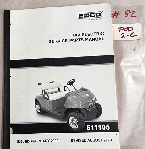 Ezgo 611105 2010 rxv - ezgo, 2010-