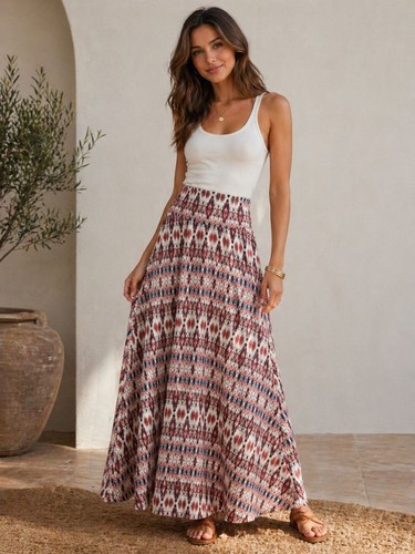 Joe printed maxi - maxi, skirt