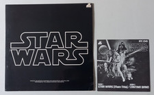 Vintage Star Wars Soundtrack Album Cover and Single Sleeve