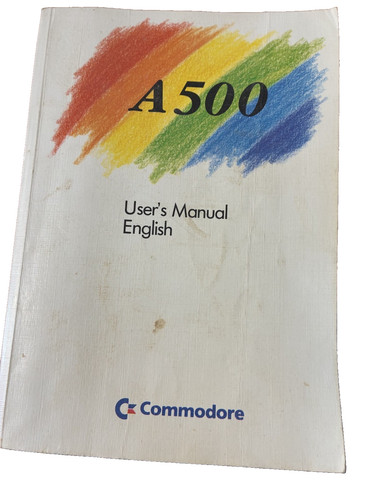 Commodore amiga a500 user - amiga, user's