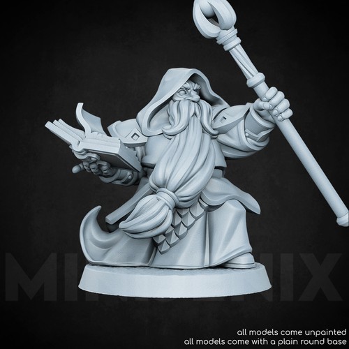 Dwarf wizard fantasy mage - wizard,