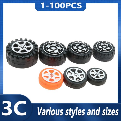 Multisize plastic toy wheels - plastic, &