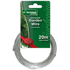 20M Garden Wire 1.2mm Strong Heavy Duty Galvanised Rust Proof Tying Fence Fixing