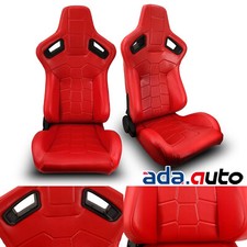 All Red PVC Leather Sport