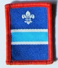 Scout patrol badge blue - -,