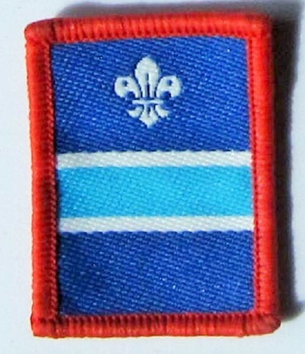 Scout patrol badge - blue,