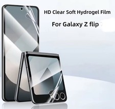 Galaxy Z Flip 5 Screen Protectors Front & Main & Back Screens Hydrogel TPU