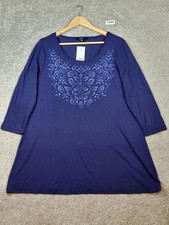 Matalan Navy Blue Tunic Top