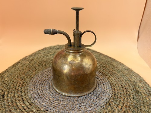 Vintage brass plant - plant, mister