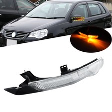 Left O/S LED Wing Mirror Indicator Turn Signal Light For VW Polo MK4 9N3 2005-09