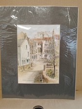 3 X watercolour prints of