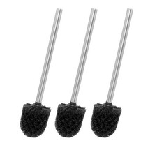 Toilet Brush Set 3 Pack Black