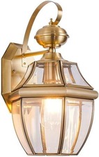 Vintage Brass Outdoor Wall