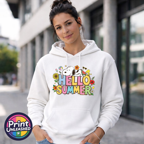 Hello summer hoodie unisex - summer,