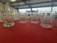 Webb Corbett Whiskey Tumbler glasses x 4