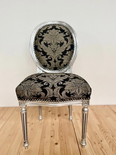 Accent chair black floral - chair,