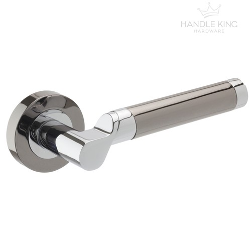 Black nickel door - nickel, handles