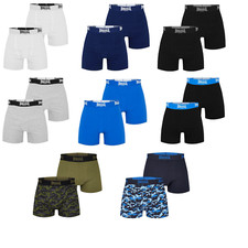 2 Pairs Lonsdale Trunks Boxers Shorts Pants Underwear