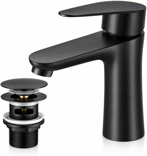 Stainlesssteel basin mixer - stainlesssteel, tap