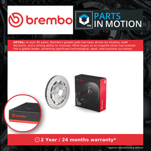 Brake discs pair vented - pair,