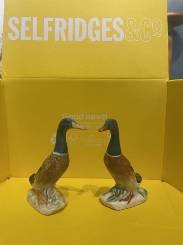 Pair standing mallard - of,