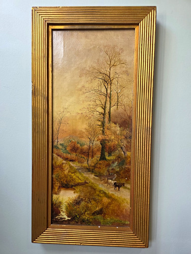Vintage original oil painting - oil,