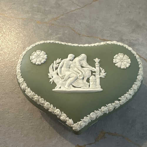 Wedgwood jasperware green - jasperware,