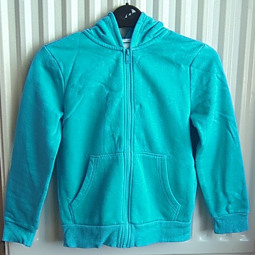 Girls turquoise full zip - girls,