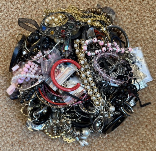 Jewellery job lot - lot, 1kg+
