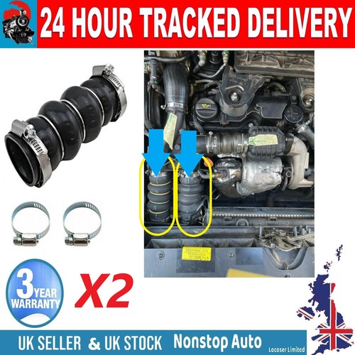 Turbo intercooler hose pipe - 2x,