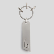 New Genuine BMW Silver Keyring