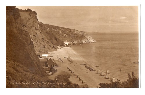 Vintage oddicombe beach - vintage,