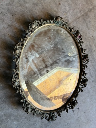 Rare old antique beveled - antique,