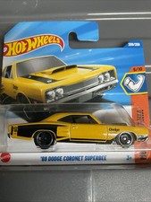 Hot Wheels 2025 '69 Dodge Coronet Superbee Yellow Short Card Muscle Cars