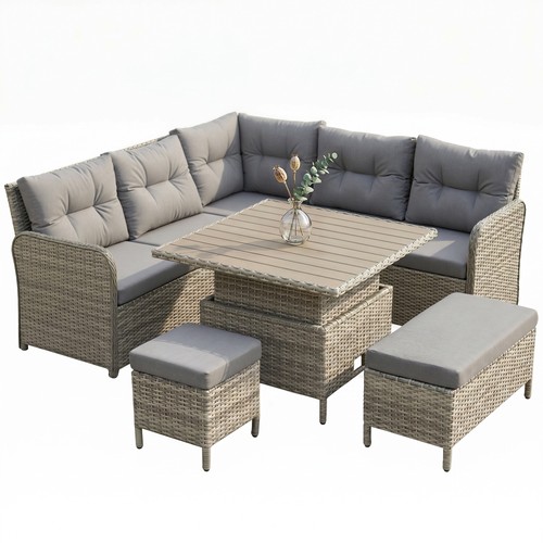 Outsunny pcs rattan garden - outsunny,