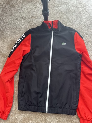 Black and red lacoste - red,