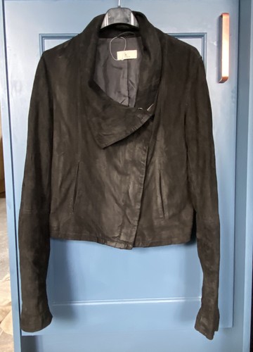 100 suede jacket size - suede, m