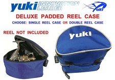 YUKI REEL CASE PADDED BAG FOR OKUMA DAM SONIK ABU DAIWA SHIMANO FIXED SPOOL REEL