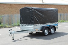 Car trailer twin axle 8ft - axle, 8.8ft