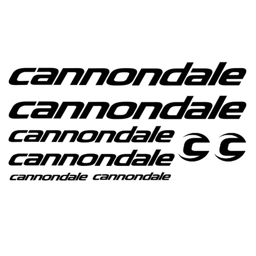 Cannondale bike frame decals - cannondale,