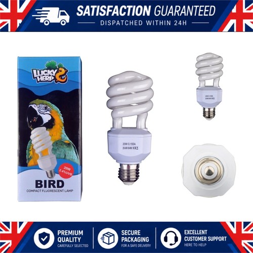 20w uvb bird lamp compact - 20w,