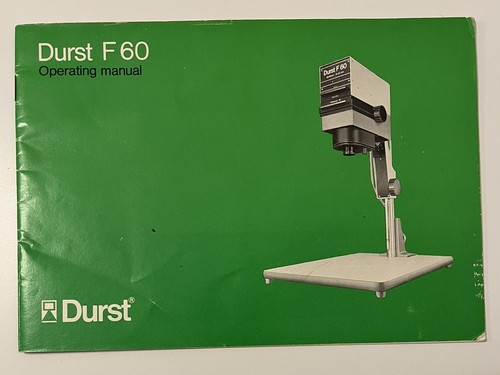Durst f60 enlarger manual - durst,