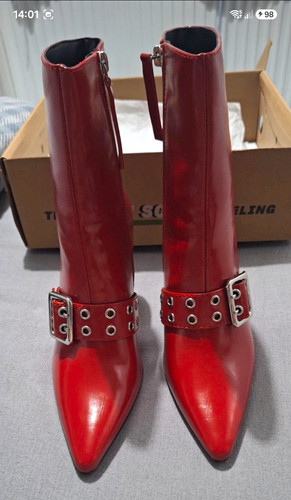 Boohoo women red - red, pointed