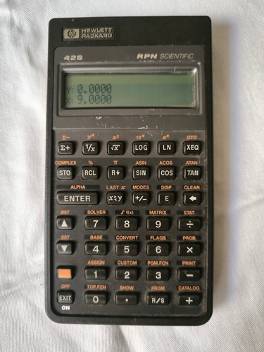 Calculator 42s rpn - calculator,