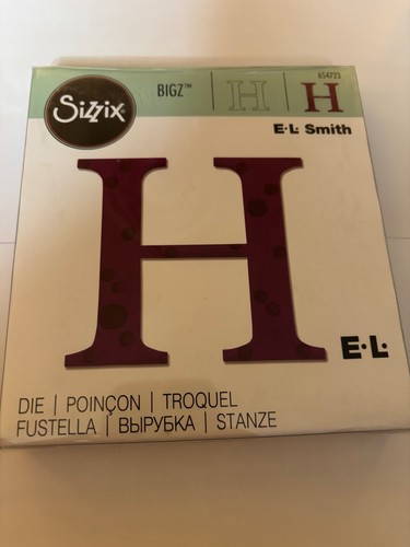 Sizzix bigz sassy serif - sassy, 'h'