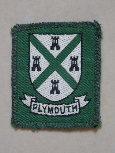 Plymouth district scout badge - district,